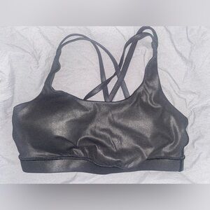 lululemon athletica Black Shimmer Energy Bra